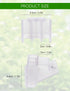 joqepy 4 3-Hole Pk Upgraded Aquarium Plant Holder, Hanging Aquarium Plant Holder with Clip, Suitable for Fish Tank