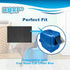 HQRP 6-Pack Activated Carbon Cat Litter Box Filters, Compatible with Van Ness Litter Box