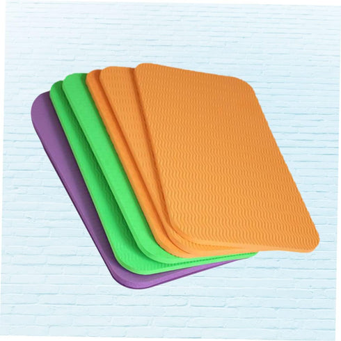 Veemoon 6pcs Yoga Fitness Accessories, Exercise Mats, Padded Flooring, Knee Pads, Small Mat, Elbow Pads, Kneeling