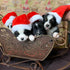 6 Pcs Dog Cat Pet Santa Hat Christmas Costumes for Small Pets, Christmas Photo Props