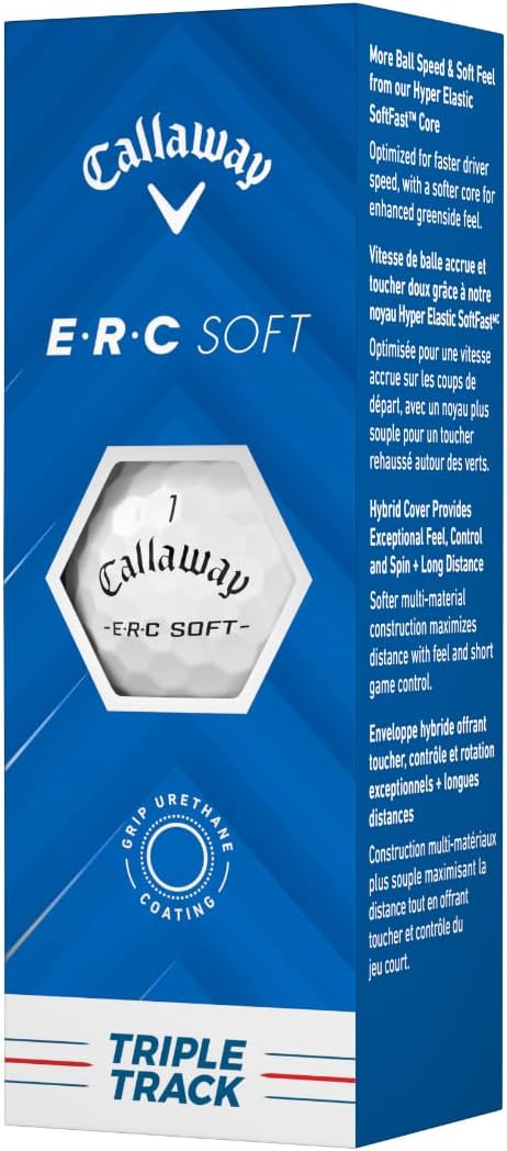 Callaway ERC Soft Golf Balls - Enhanced Feel & Distance