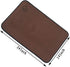 Sinland Microfiber Pet Bowl Food Mat 14 Inch x 24 Inch Brown with Anti-Skid Backing