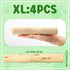 Hiboom 4 Pcs Dog Chew Sticks Coffee Wood Chew Toy for Dogs Safe Natural Healthy Wood Bones for Dogs Puppy Regular and Aggressive Chewers Chewing Muscle Training and Teeth Cleaning
