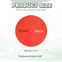 9 18 Spot Markers for Agility Dot, Non-Slip Poly Spots Floor Dots Flat Field Soccer Training Equipment in & Pcs & Red