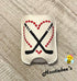 Generic Hockey Hand Sanitizer Holder Key Fob