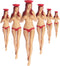 O'RINN GOLF Perky Tees - Funny Golf Gifts for Men, 6 Pack 3" Ms. Perky Redhead Pin Up Girl