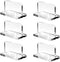 6Pcs Clear Acrylic Aquarium Lid Handles, Transparent Pulls for Fish Tank Cover, Rectangle Replacement Handle