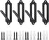 Qonutoci 4 Pack 4.1"x1.4" European Mount Skull Hanger, Stainless Steel, 100% Stainless Steel,