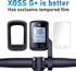 XOSS G+ GPS Bike Computer with Mount, Wireless Bluetooth Cycling Speedometer, Multifunctional Odometer, IPX7 Waterproof