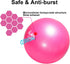 TopBine 2 Pcs Small Pilates Ball - 23cm Exercise Stability Ball for Yoga, Barre, Core Training