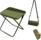 Collapsible Stool Folding Stool for Adults, Foldable Backpack Stool Portable Chair Heavy
