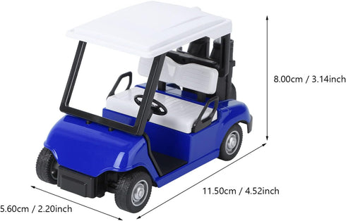 IMIKEYA Mini Golf Cart Die Cast Metal Model - 1:20 Scale Pullback Action Golfcart Vehicle