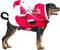 BWOGUE Santa Dog Costume Christmas Pet Clothes Santa Claus Riding Pet Cosplay Costumes for Small Medium Large Dogs Cats