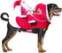 BWOGUE Santa Dog Costume Christmas Pet Clothes Santa Claus Riding Pet Cosplay Costumes for Small Medium Large Dogs Cats