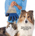 Pet Grooming Glove for Easy Mess-Free Grooming, Mitt for Dogs, Cats, Rabbits, Long/Short Hair, Easy Clean Up