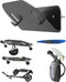 Wall Mount Holder for Skateboard/Snowboard/Longboard, Heavy-Duty Metal Display Rack with Hooks