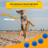 Dog Balls for Aggressive Chewers, 2 Pack Indestructible Durable Bouncy Floating Balls for Fetch & Training