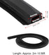 2m, Yosoo Health Gear L Track Rubber Cover Strip Protective Filler for Motorcycle ATV Hand Cart, Easy Rolling Press