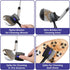 THIODOON 2 Pack Golf Club Brushes and Groove Cleaner with Magnetic Keychain and Oversized Brush Head