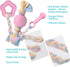 Puppy Toys for Teething Small Dogs - Interactive Chew Toy Soft Rubber Cute Pink Bunny, Small Breed 4-Pack