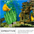 Aquarium Plants Fixed Ring, 12pcs Ceramic Weights for Floating Planting Holder, Fish Tank Decoration