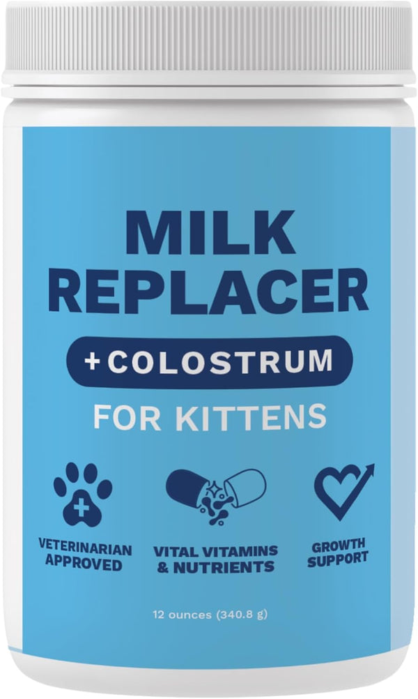 Under the Weather Kitten Milk Replacer Powder + Colostrum | Kitten Milk