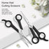 Jaasuee Set Trimming, Pet Grooming Scissors for Body & Facial Durable Stainless Steel Blades with Rounded Tips