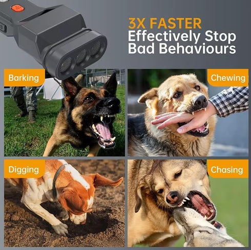 Joroki Ultrasonic Bark Deterrent, Anti Bark Device, 16ft Range, Dog Behavior Aid, Safe for Dogs