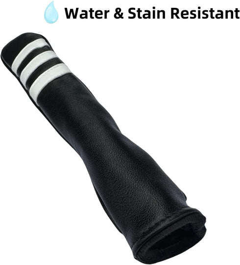 Golf Alignment Stick Cover, Chilxe Black Headcover for Alignment Stick, Basic Golf Accessories
