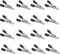 40 Pcs Pet Cage Safety Clip, Bird Cage Safety Door Lock, Parrot Cage Accessories for Birds, Anti-Escape Cage Door Clips