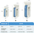 2 0.25-0.45 inch AQQA Aquarium Magetic Glass Cleaner Brush with Detachable Scrapers Floating Fish Tank Cleaning Tools