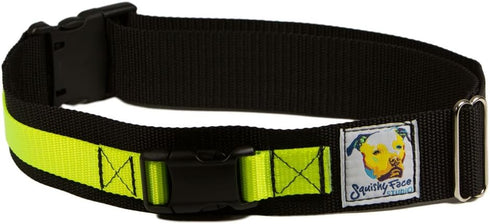 Hands-Free Dog Leash Belt, Medium-Large, Neon Yellow