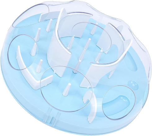 Pssopp Interactive Cat Puzzle Feeder, Interactive Toys Enrichment Slow Feeding Food Dispenser Toy for Pets Play