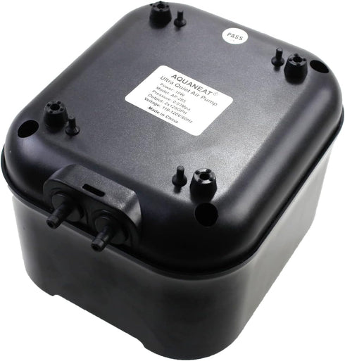 AQUANEAT Powerful Aquarium Air Pump, 250GPH, 10W, Dual Outlets for up to 300 Gallon Fish Tank