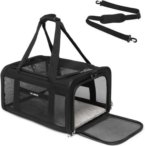 Airline Approved Pet Carrier for Cats and Small Dogs up to 15