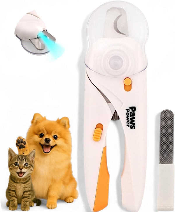 Cat Nail Clipper & Small Dog Nail Clippers with LED Light -