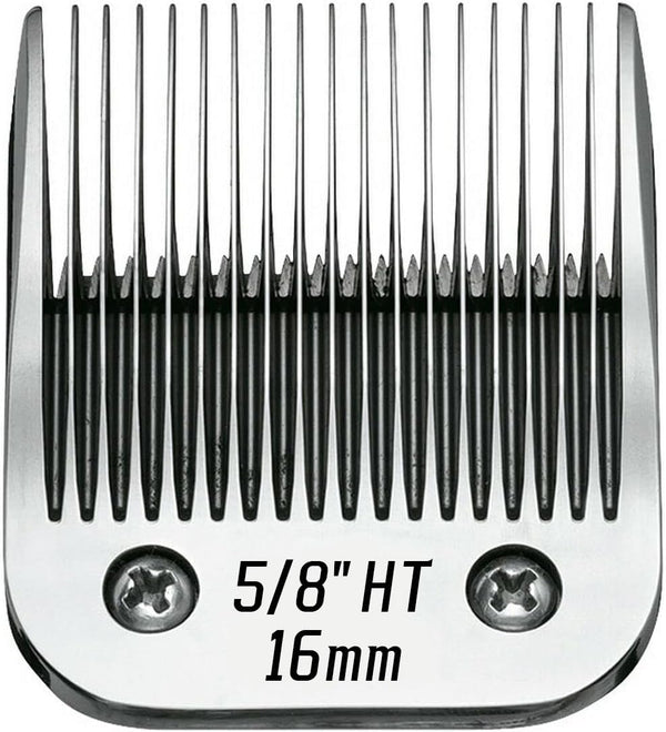 5/8HT Blade Dog Grooming Clipper Replacement Blades - Compatible with Andis Dog Clippers, Detachable Stainless Steel