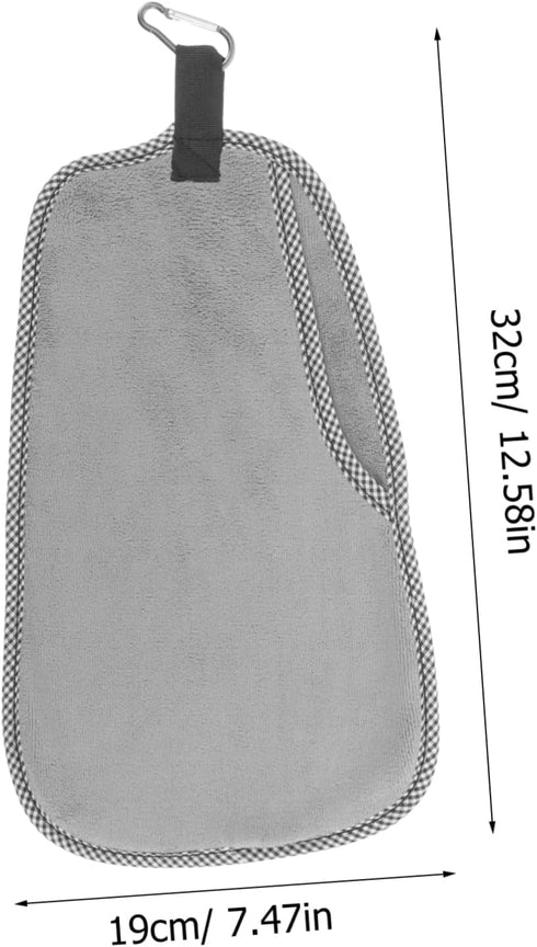 Fishing Towel with Clip, Non-Slip Wipe for Easy Fish Handling, Compact and Breathable for Outdoor Use