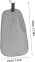 Fishing Towel with Clip, Non-Slip Wipe for Easy Fish Handling, Compact and Breathable for Outdoor Use
