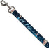 Buckle-Down Pet Leash - Elsa the Snow Queen Poses/Snowflakes LET IT GO Blues/White - 4 Feet Long - 1/2" Wide