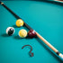 4pcs GANAZONO Billiard Cue Holder Hooks Metal Pool Table Side Rack Wear-resistant Snooker Pool Accessories Organizer