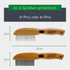 alcott Bamboo Groom Rotating Pin Comb for Pets, 31 Rounded Pins