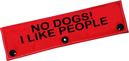 Funny Dog Leash Sleeve Pet Birthday Gift No Dogs! I Like People Dog Leash Wrap Alert Sleeve (I Like People-Sleeve)