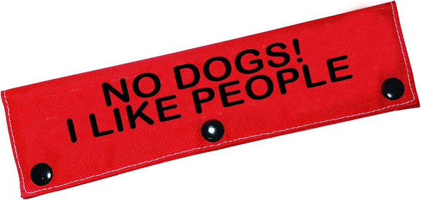 Funny Dog Leash Sleeve Pet Birthday Gift No Dogs! I Like People Dog Leash Wrap Alert Sleeve (I Like People-Sleeve)