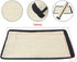 Cat Scratcher Mat with Interactive Mouse Toy, Natural Sisal Table Leg Scratch Wrap for Flexible Installation