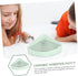 JUMPLAWN Chinchillas Triangle Ceramic Rabbit Litter Box Non-Slip Mat Portable Bunny Toilet for Guinea Pigs and Small