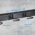 Ultrawall Stainless Steel Bike Storage Rack, 6 Bike Storage Hanger Wall Mount, Holds Up to 300lbs, Black