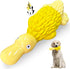 Dog Toys for Aggressive Chewers, Tough Large Squeaky Dog Toys for All Breed Sizes (Yellow)