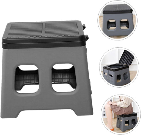 BESPORTBLE Foldable Portable Toilet for Camping and Car Use PP Material Travel Potty Stool with Space-Saving Design