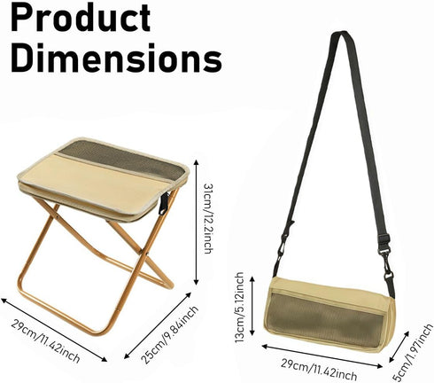 Waspot 300LBS Heavy Duty Oversized Camping Director Chair with Side Table, Capacity Portable Folding Chair for Adults
